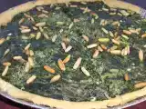 Recette Tarte aux pignons, féta et épinards