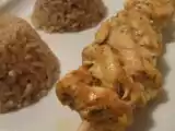 Recette Chich taouk - brochettes de poulet mariné