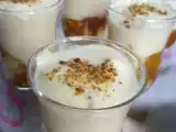 Recette Verrine de pomme au caramel à la fleur de sel et crème mascarpon