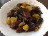 Recette El ham lahlou ( viande avec des pruneaux et des pommes)