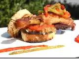 Recette Burger de canard et légumes confits