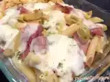 Recette Gratin de penne aux coeurs d?artichauts et speck
