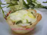 Recette Paniers d'oeufs, de jambon et fromage