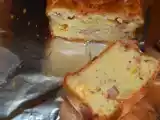 Recette Cake au cheddar, au jambon, à la bière et à la moutarde