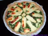 Recette Tarte aux épinards et saint marcellin