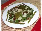 Recette Salade de roquette aux asperges et au parmesan