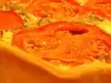 Recette Quiche tomates-lardons.