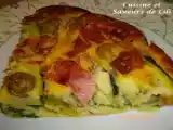 Recette Flan aux courgettes et jambon