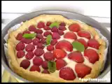 Recette Tarte ricotta framboises fraises