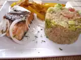 Recette Saumon grillé et salade quinoa