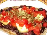 Recette Tartine sucrée-salée figue-chèvre-tomate