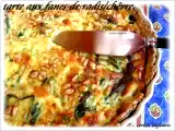 Recette Tarte aux fanes de radis et fromage de chevre