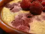 Recette Clafoutis aux framboises et farine de sarrasin