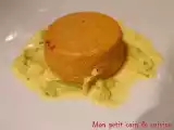Recette Timbale de carottes et sa fondue de poireau au safran (sans gluten)