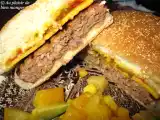 Recette Hamburger au piment sauce avocat