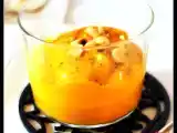 Recette Crème dessert à la carotte et cannelle - restaurant atmosphères*