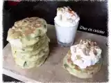 Recette Blinis aux courgettes et chantilly au chèvre
