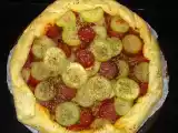 Recette Tarte courgettes chorizo