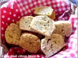 Recette Cake miel citron thym