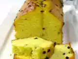 Recette Cake au citron et sauce de fruits de la passion