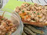 Recette Terrine de lapin aux noisettes et magret fumé