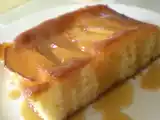 Recette Gateau aux pommes et sa sauce au rhum/caramel