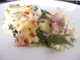 Recette Gratin de courgettes, jambon et comté