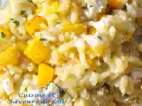 Recette Risotto à la courgette jaune et à la ricotta
