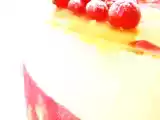 Recette Nuage de fraises-framboises, un entremet tout en douceur et croquant....