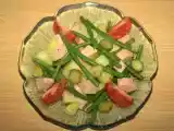 Recette Salade de haricots verts et pommes de terre au cervelas