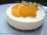 Recette Gâteau mousse au fromage et aux pêches