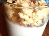 Recette Panna cotta à la vanille et son crumble
