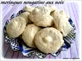 Recette Meringues à la nougatine aux noix