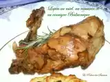 Recette Lapin au miel, au romarin et au vinaigre balsamique