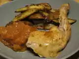 Recette Poulet rôti & pommes-de-terre confites