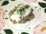 Recette Mitonnée de champignons de paris et pavé de cabillaud...recette légère de guy martin