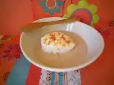 Recette Île flottante fruitée à la goyave et noix de coco grillée