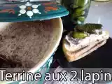 Recette Terrine de rillettes aux 2 lapins