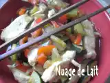 Recette Poulet aux légumes façon asiatique (recette light)