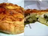 Recette Tourte pommes de terre gorgonzola.