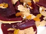 Recette Betterave et foie gras en méli mélo