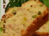 Recette Cake ou pain aux jambon, poireaux et petits pois, sans gluten et sans lactose