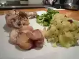 Recette Poulet aux gousses d'ail et son ecrase de pommes de terre.....