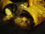 Recette Roulés d'aubergine grillée à la mozzarella et jambon italien