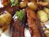 Recette Aiguillettes de canard sauce chicorée