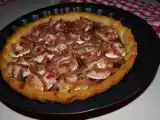 Recette La tarte feuilletée au chèvre et bacon?