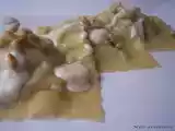 Recette Savoureux raviolis artichauts/pignons