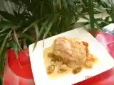 Recette Poulet au porto blanc aux gros raisins secs et joyeuses fêtes de pâques à tous