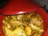 Recette Tajine de veau aux coings et aux pruneaux