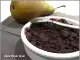 Recette Crumble de cacao à la poire et à la cannelle